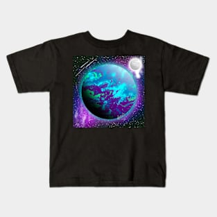 The Glowing Planet Kids T-Shirt